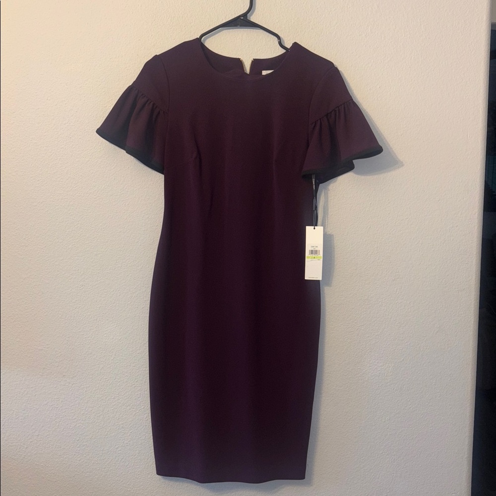 Calvin Klein Purple Dress